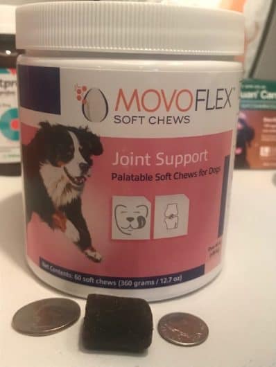 Movoflex is an amazing supplement for dogs suffering from arthritis pain. It has helped my dog get up and jump into the car.