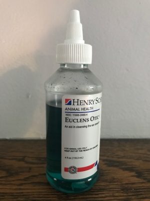 worlds best dog ear wax cleaner is Henry Schien Euclens Otic Cleanser.