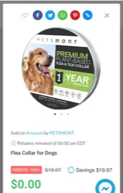 free dog stuff - free dog flea collar